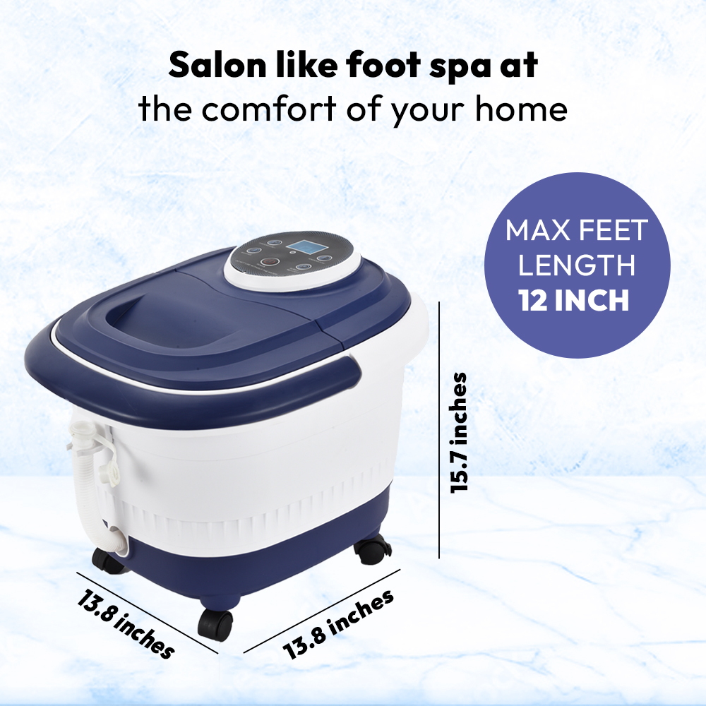 Foot Spa Bath Massager with Heat, Bubbles Jet