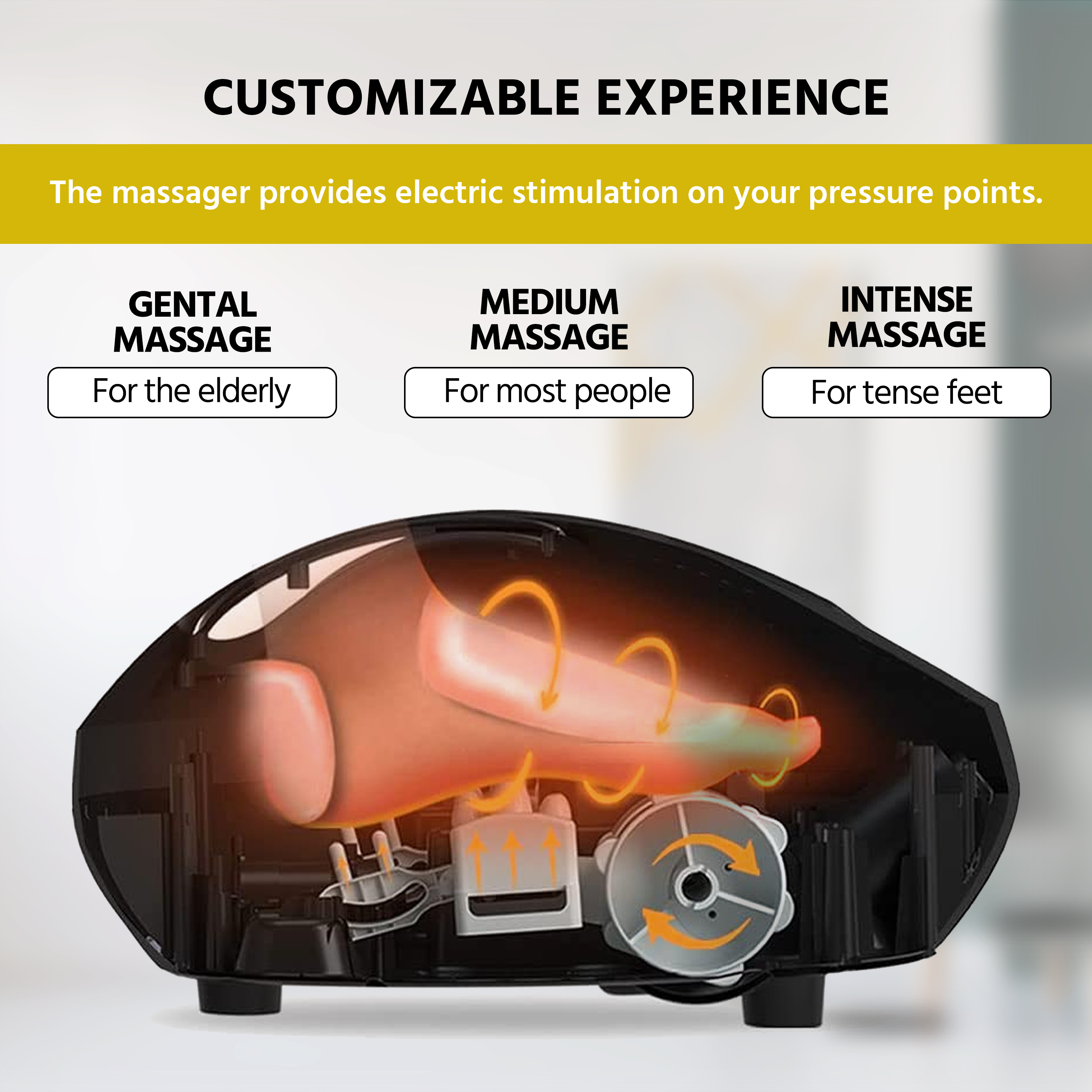 Air Bag Foot Massager with Heat