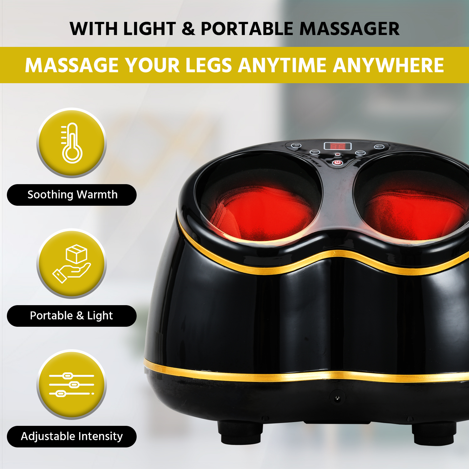 Air Bag Foot Massager with Heat