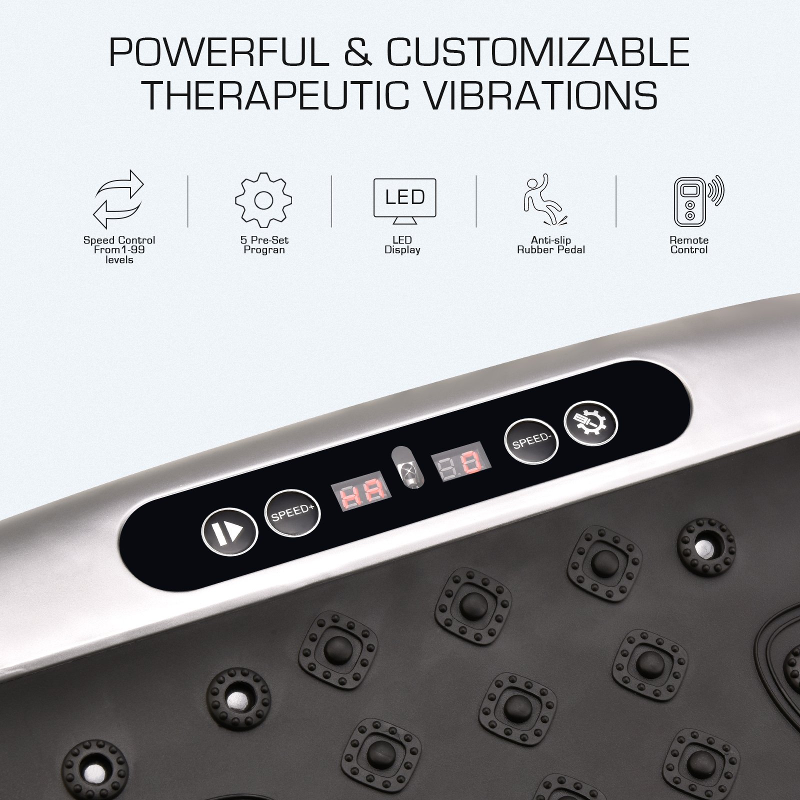 Atom Vibration Plate Silver