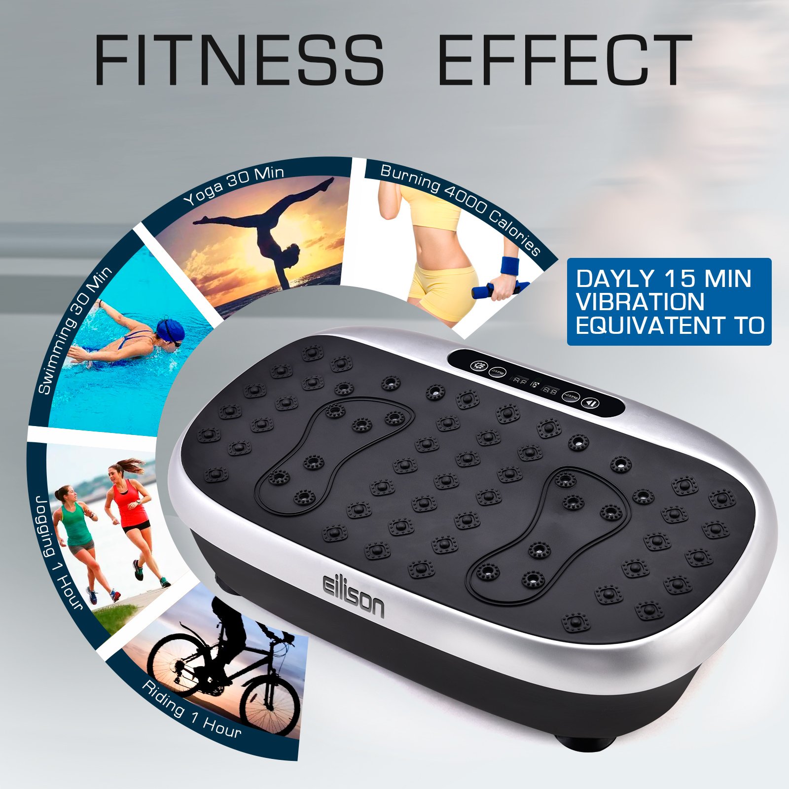 Atom Vibration Plate Silver