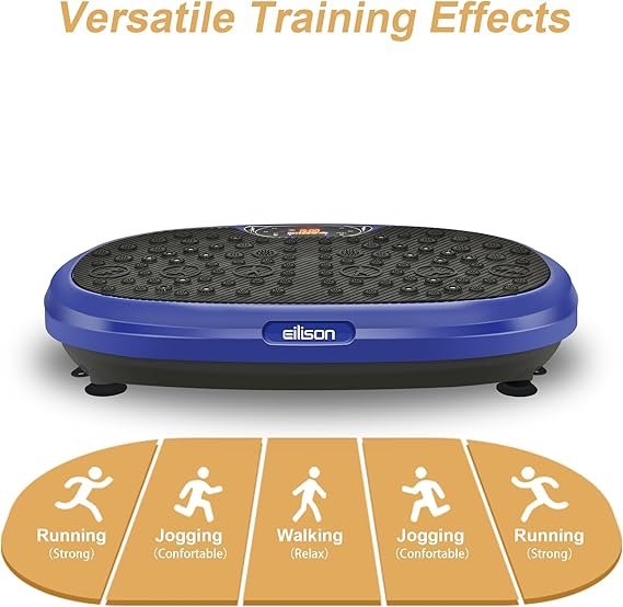 FitMax 3D XL Vibration Plate Exercise Machine - Blue Colour