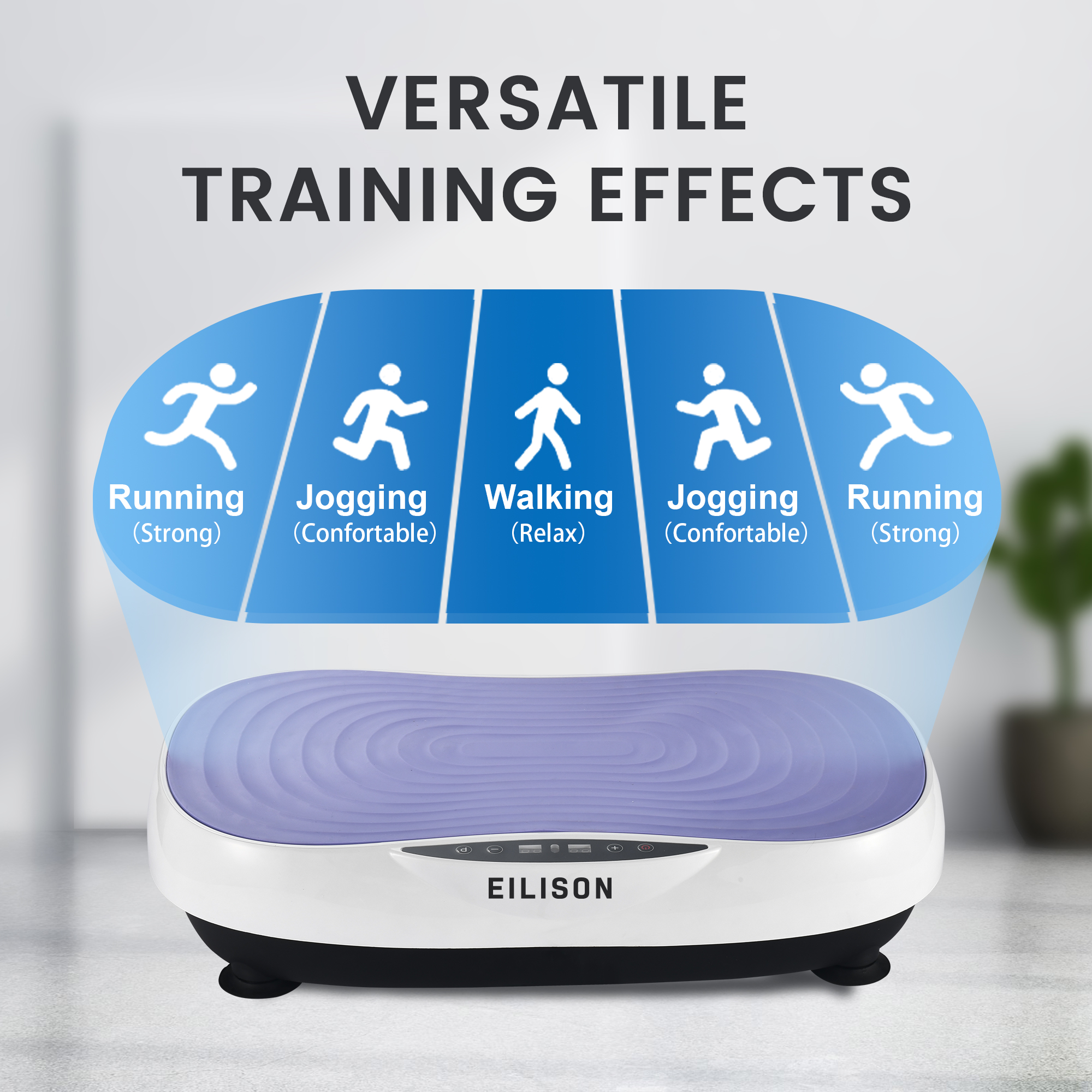 EILISON Glory Vibration Plate Exercise Machine (Glory Purple)
