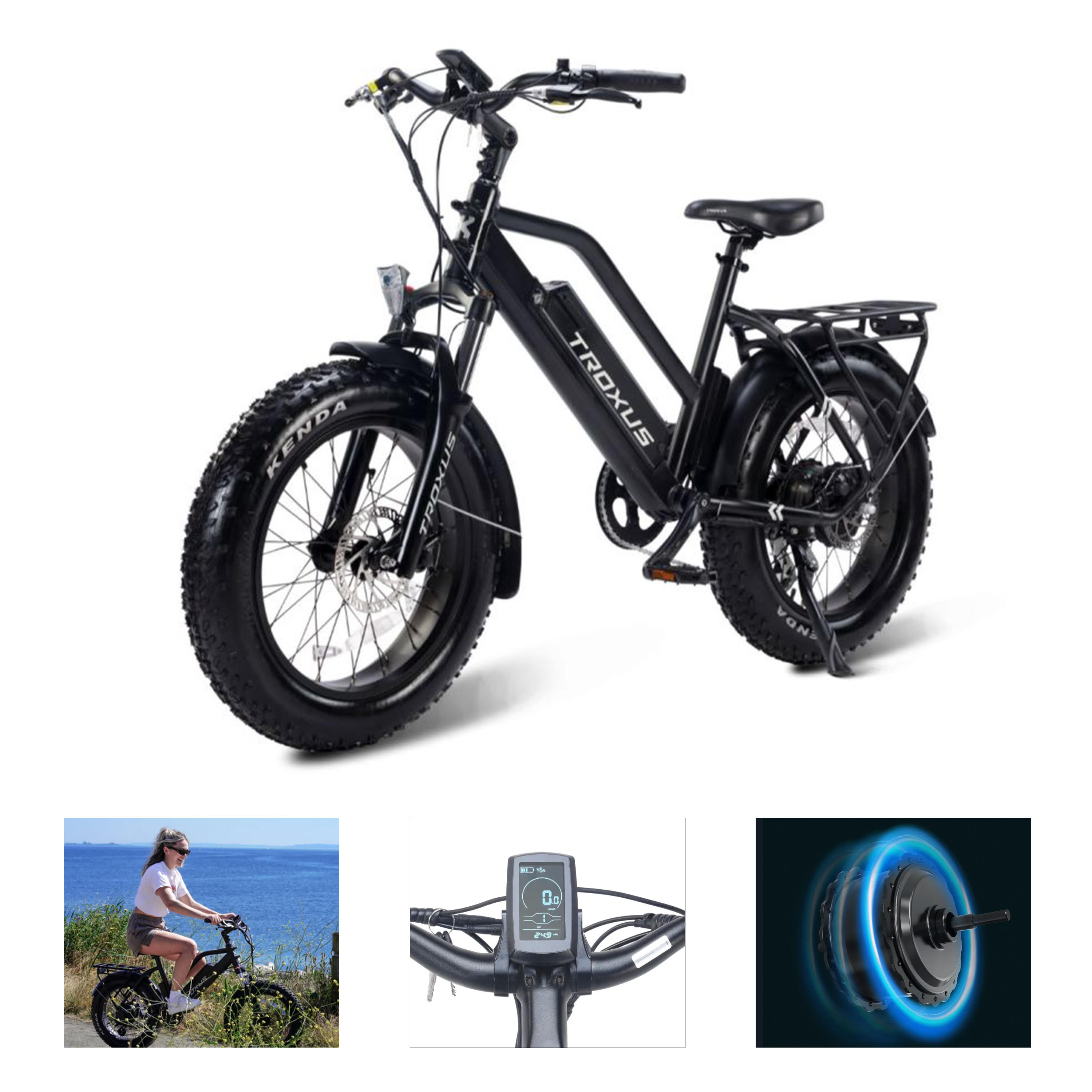 Most Advance Electric Bike for Adults 20" All Terrain Fat Tire Step