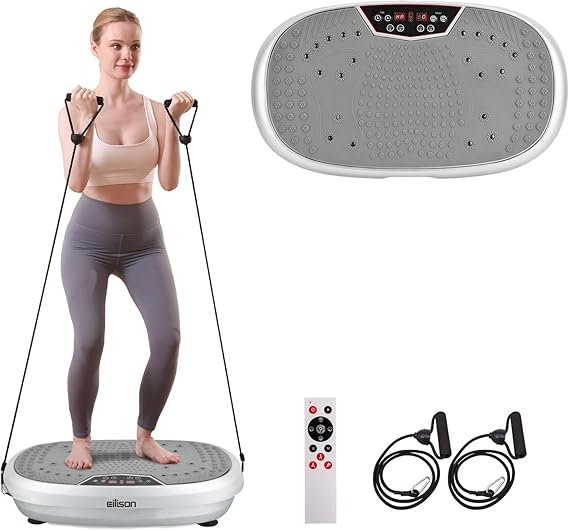 FitMax 3D XL Vibration Plate Exercise Machine - Fitpro Silver