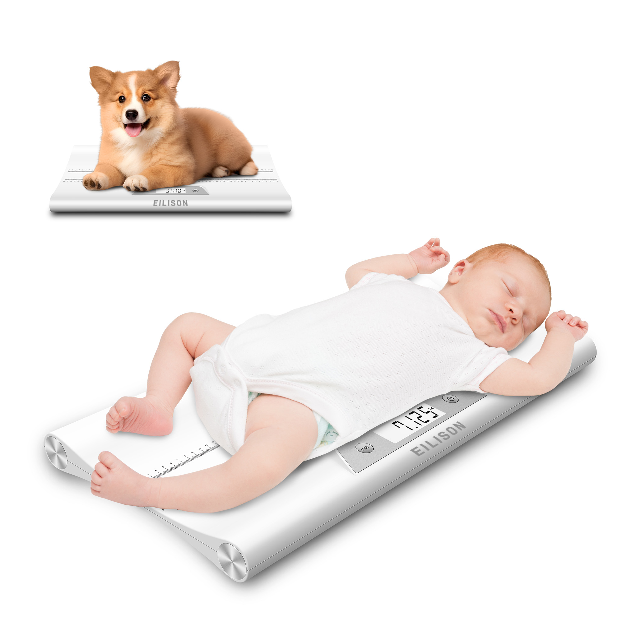 EILISON Baby Scale with Height Measuring - Digital Weight Scale